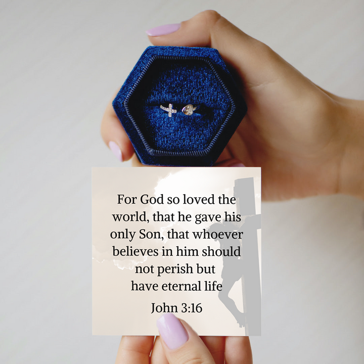 Cross Heart Ring