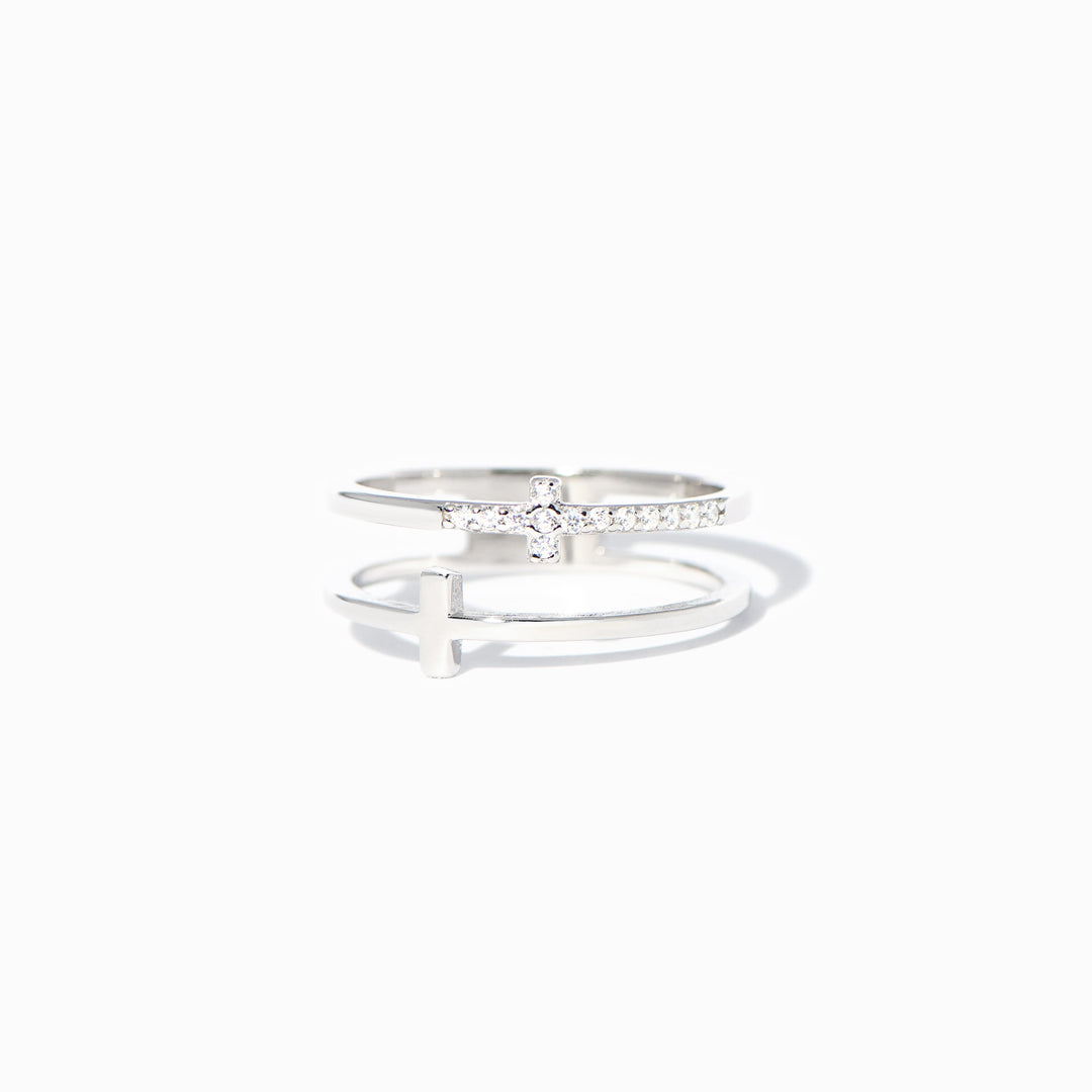 Twin Cross Ring