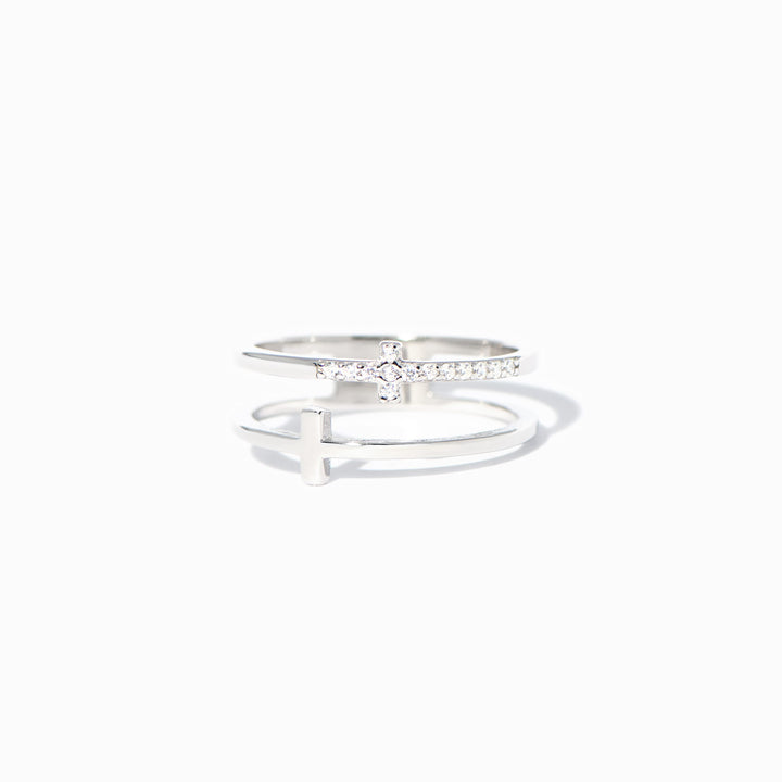 Twin Cross Ring