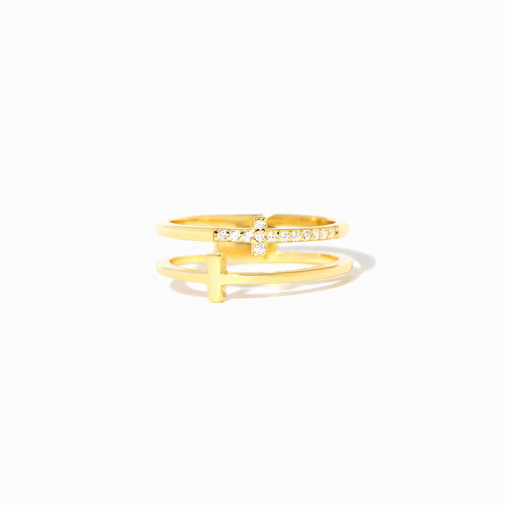 Twin Cross Ring