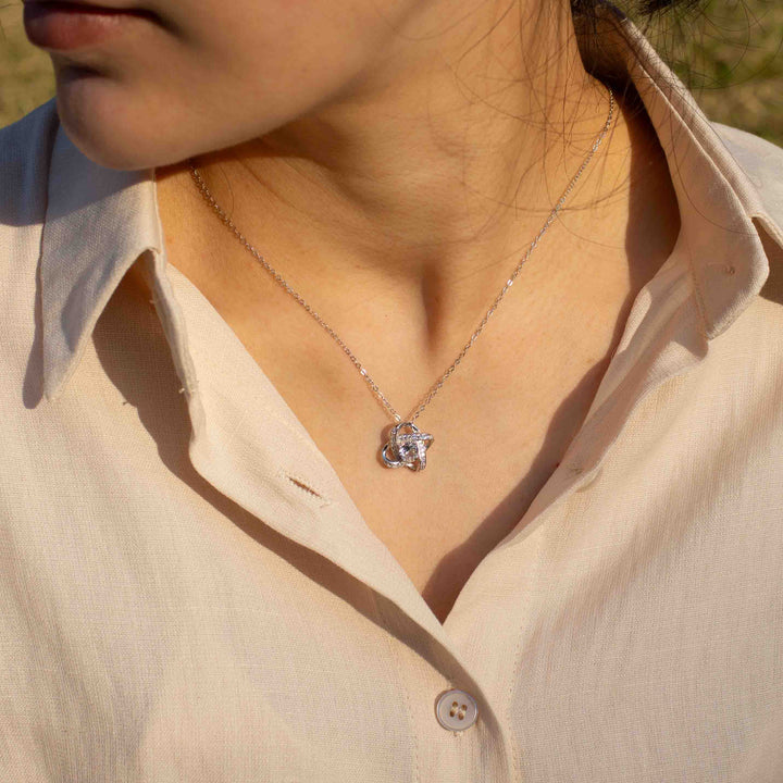 Linked with Pendant Necklace