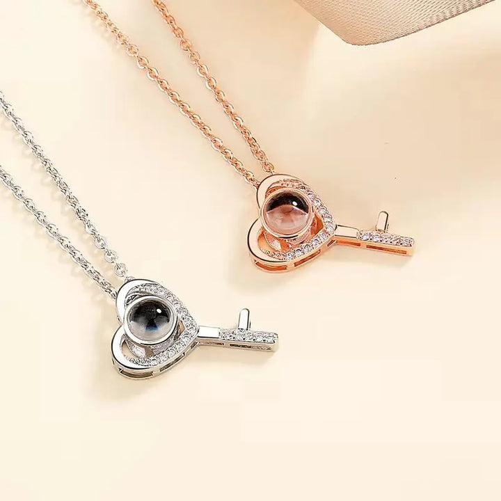 Custom Picture Key Necklace