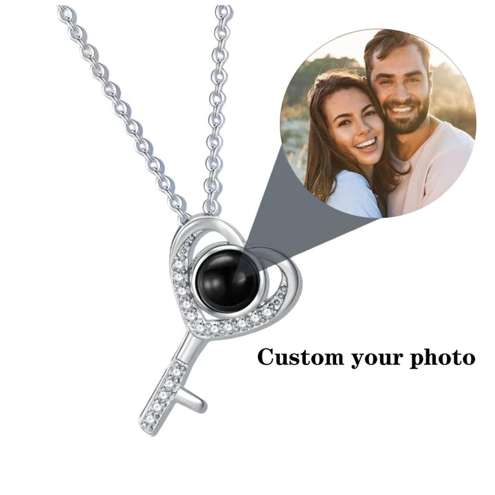 Custom Picture Key Necklace